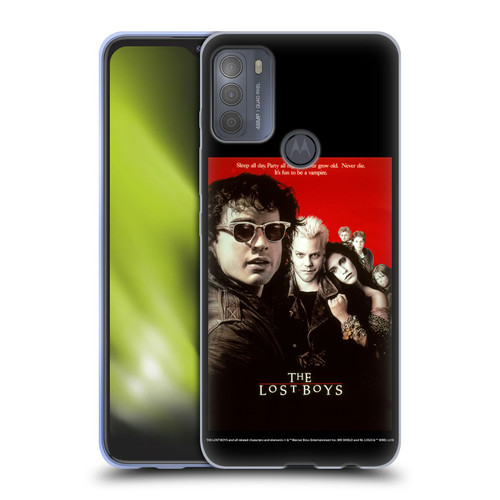 The Lost Boys Characters Poster Soft Gel Case for Motorola Moto G50