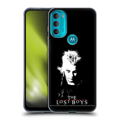 The Lost Boys Characters David Black And White Soft Gel Case for Motorola Moto G71 5G