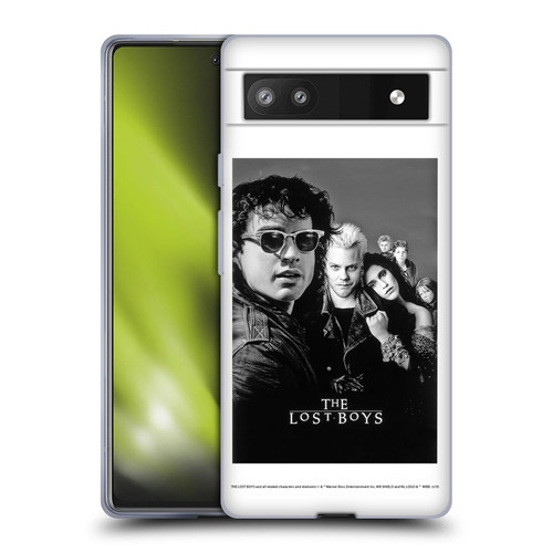 The Lost Boys Characters Poster Black And White Soft Gel Case for Google Pixel 6a