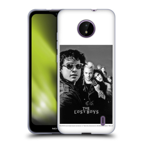 The Lost Boys Characters Poster Black And White Soft Gel Case for Nokia C10 / C20