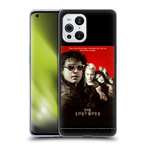 The Lost Boys Characters Poster Soft Gel Case for OPPO Find X3 / Pro
