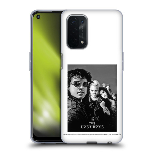 The Lost Boys Characters Poster Black And White Soft Gel Case for OPPO A54 5G