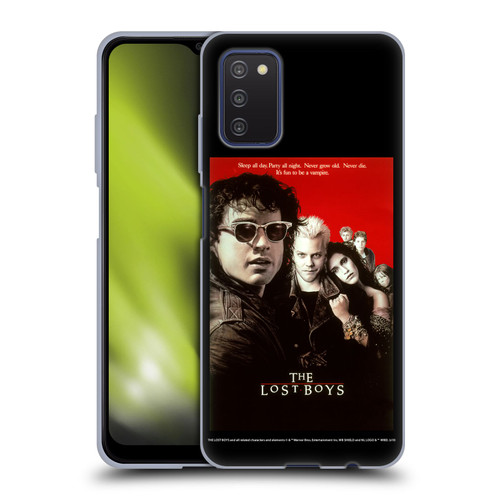 The Lost Boys Characters Poster Soft Gel Case for Samsung Galaxy A03s (2021)