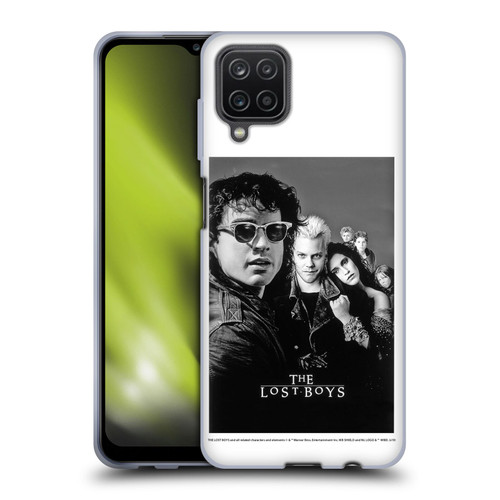 The Lost Boys Characters Poster Black And White Soft Gel Case for Samsung Galaxy A12 (2020)