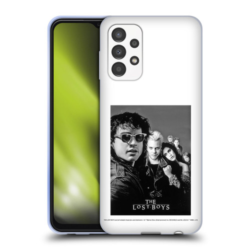 The Lost Boys Characters Poster Black And White Soft Gel Case for Samsung Galaxy A13 (2022)