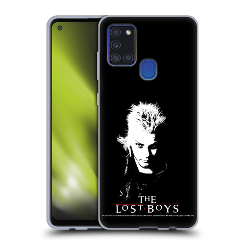 The Lost Boys Characters David Black And White Soft Gel Case for Samsung Galaxy A21s (2020)