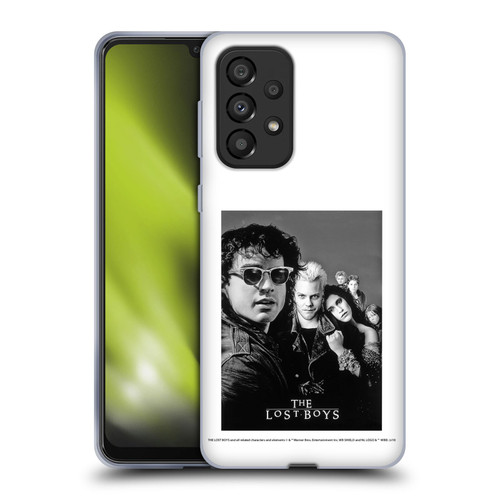 The Lost Boys Characters Poster Black And White Soft Gel Case for Samsung Galaxy A33 5G (2022)