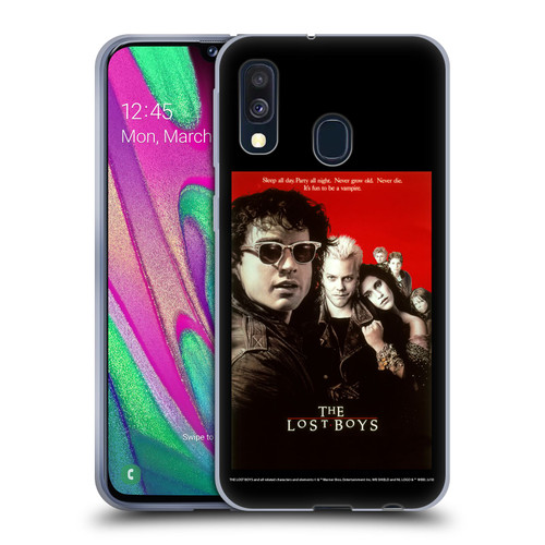 The Lost Boys Characters Poster Soft Gel Case for Samsung Galaxy A40 (2019)