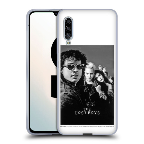 The Lost Boys Characters Poster Black And White Soft Gel Case for Samsung Galaxy A90 5G (2019)