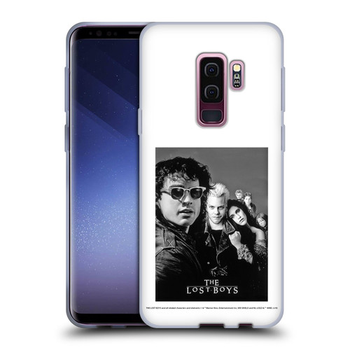 The Lost Boys Characters Poster Black And White Soft Gel Case for Samsung Galaxy S9+ / S9 Plus