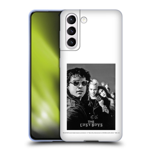 The Lost Boys Characters Poster Black And White Soft Gel Case for Samsung Galaxy S21 5G