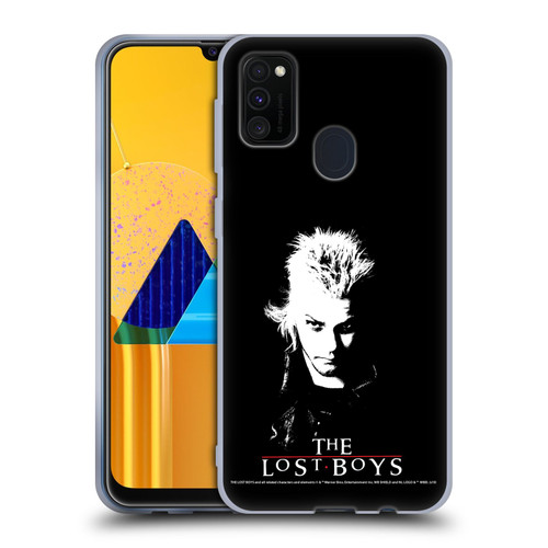 The Lost Boys Characters David Black And White Soft Gel Case for Samsung Galaxy M30s (2019)/M21 (2020)