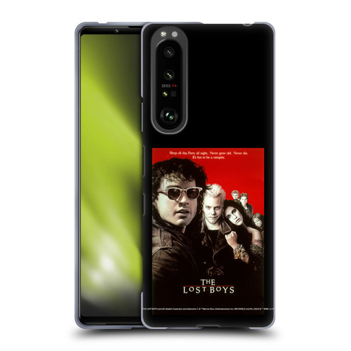 The Lost Boys Characters Poster Soft Gel Case for Sony Xperia 1 III