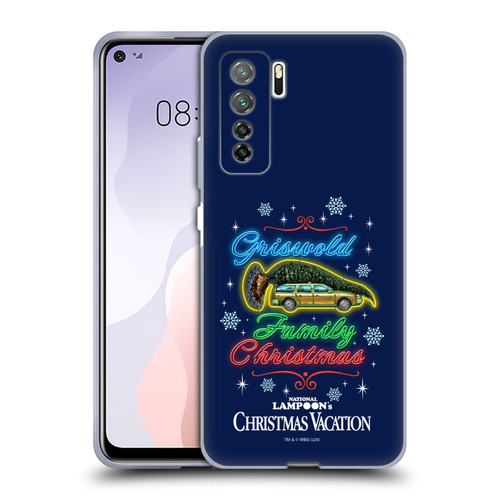 National Lampoon's Christmas Vacation Graphics Neon Lights Soft Gel Case for Huawei Nova 7 SE/P40 Lite 5G