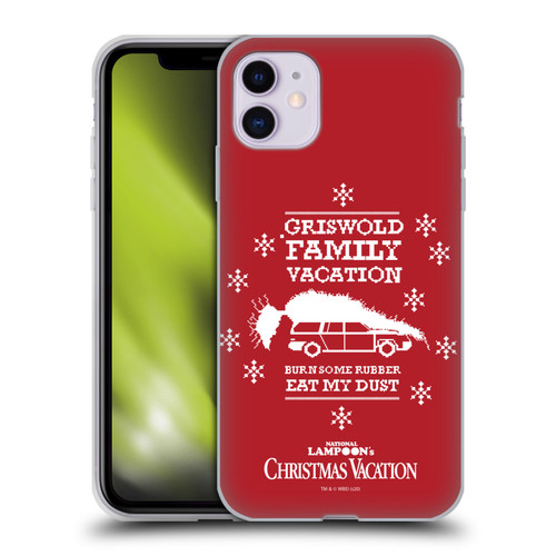 National Lampoon's Christmas Vacation Graphics Knitted Jumper Soft Gel Case for Apple iPhone 11