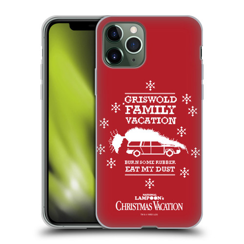 National Lampoon's Christmas Vacation Graphics Knitted Jumper Soft Gel Case for Apple iPhone 11 Pro