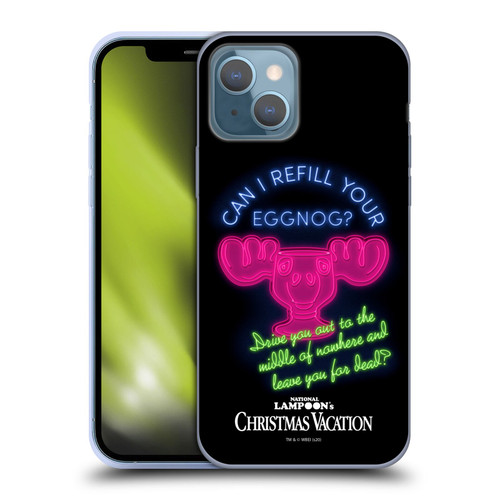 National Lampoon's Christmas Vacation Graphics Eggnog Quote Soft Gel Case for Apple iPhone 13