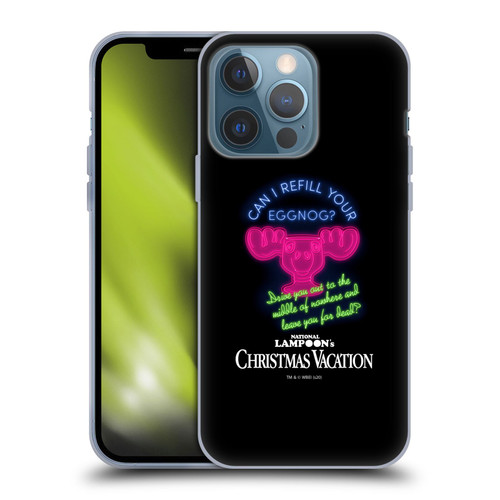 National Lampoon's Christmas Vacation Graphics Eggnog Quote Soft Gel Case for Apple iPhone 13 Pro