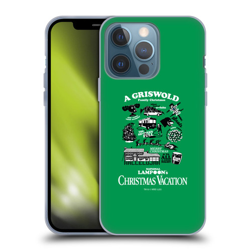 National Lampoon's Christmas Vacation Graphics Griswold Family Soft Gel Case for Apple iPhone 13 Pro