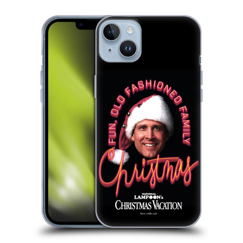 National Lampoon's Christmas Vacation Graphics Clark Griswold Soft Gel Case for Apple iPhone 14 Plus