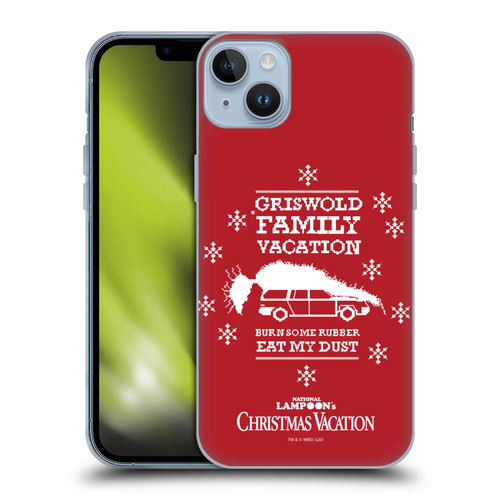 National Lampoon's Christmas Vacation Graphics Knitted Jumper Soft Gel Case for Apple iPhone 14 Plus