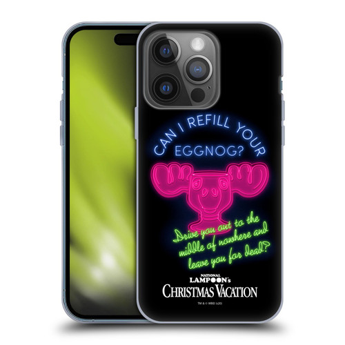 National Lampoon's Christmas Vacation Graphics Eggnog Quote Soft Gel Case for Apple iPhone 14 Pro