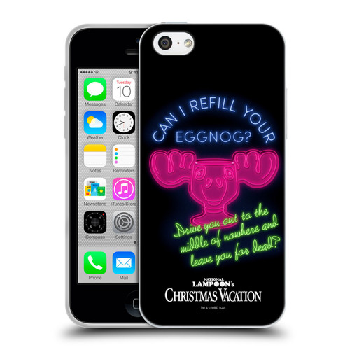 National Lampoon's Christmas Vacation Graphics Eggnog Quote Soft Gel Case for Apple iPhone 5c