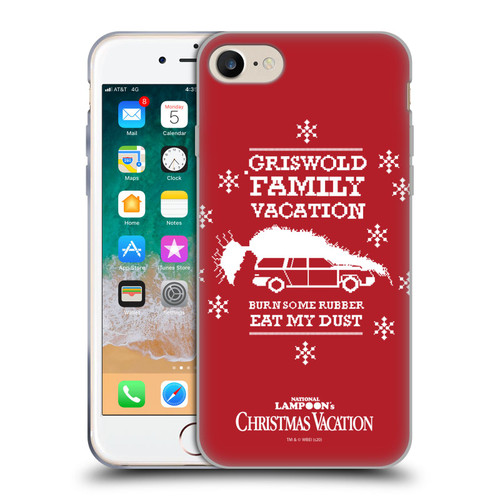 National Lampoon's Christmas Vacation Graphics Knitted Jumper Soft Gel Case for Apple iPhone 7 / 8 / SE 2020 & 2022