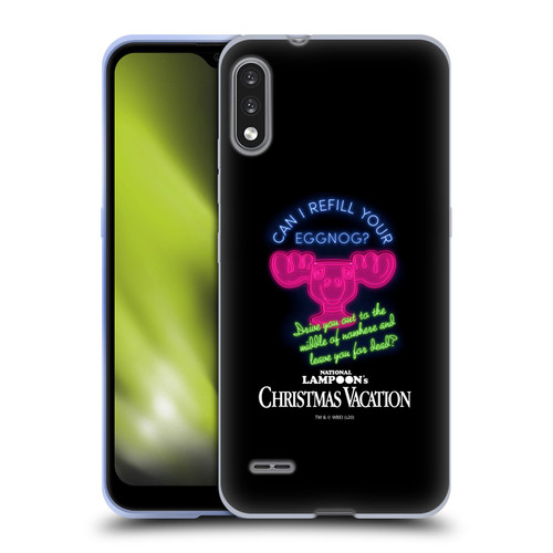 National Lampoon's Christmas Vacation Graphics Eggnog Quote Soft Gel Case for LG K22