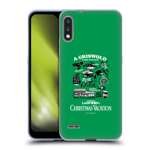 National Lampoon's Christmas Vacation Graphics Griswold Family Soft Gel Case for LG K22