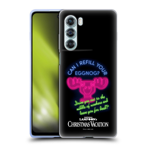 National Lampoon's Christmas Vacation Graphics Eggnog Quote Soft Gel Case for Motorola Edge S30 / Moto G200 5G