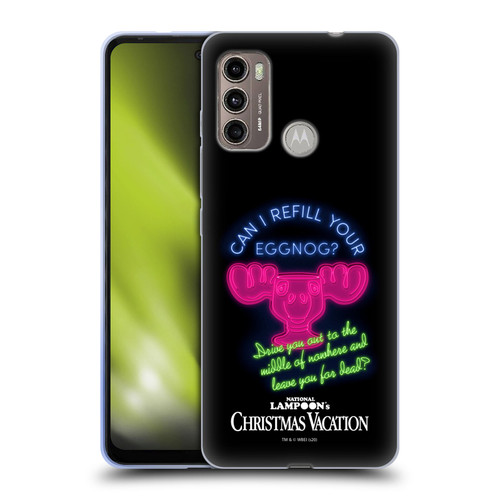 National Lampoon's Christmas Vacation Graphics Eggnog Quote Soft Gel Case for Motorola Moto G60 / Moto G40 Fusion