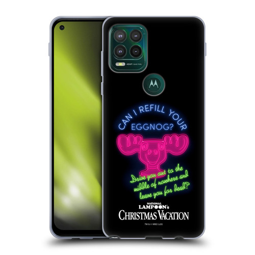 National Lampoon's Christmas Vacation Graphics Eggnog Quote Soft Gel Case for Motorola Moto G Stylus 5G 2021