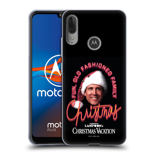 National Lampoon's Christmas Vacation Graphics Clark Griswold Soft Gel Case for Motorola Moto E6 Plus