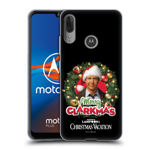 National Lampoon's Christmas Vacation Graphics Wreathe Soft Gel Case for Motorola Moto E6 Plus