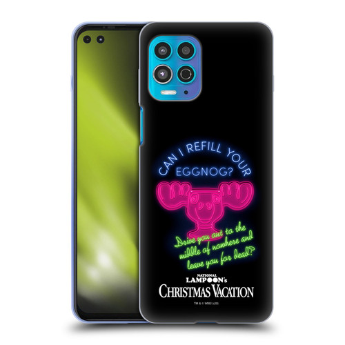 National Lampoon's Christmas Vacation Graphics Eggnog Quote Soft Gel Case for Motorola Moto G100