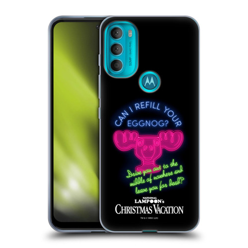 National Lampoon's Christmas Vacation Graphics Eggnog Quote Soft Gel Case for Motorola Moto G71 5G