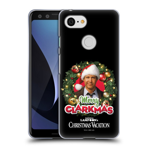 National Lampoon's Christmas Vacation Graphics Wreathe Soft Gel Case for Google Pixel 3