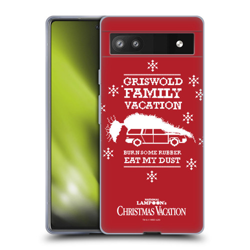 National Lampoon's Christmas Vacation Graphics Knitted Jumper Soft Gel Case for Google Pixel 6a