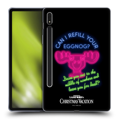 National Lampoon's Christmas Vacation Graphics Eggnog Quote Soft Gel Case for Samsung Galaxy Tab S8