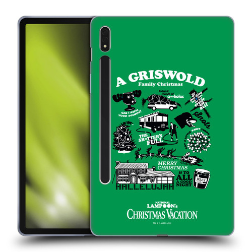 National Lampoon's Christmas Vacation Graphics Griswold Family Soft Gel Case for Samsung Galaxy Tab S8