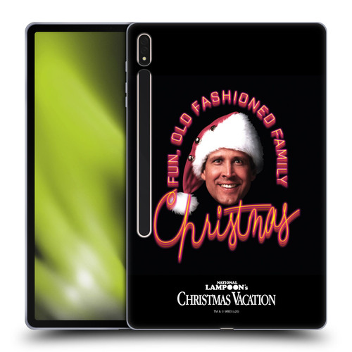 National Lampoon's Christmas Vacation Graphics Clark Griswold Soft Gel Case for Samsung Galaxy Tab S8 Plus