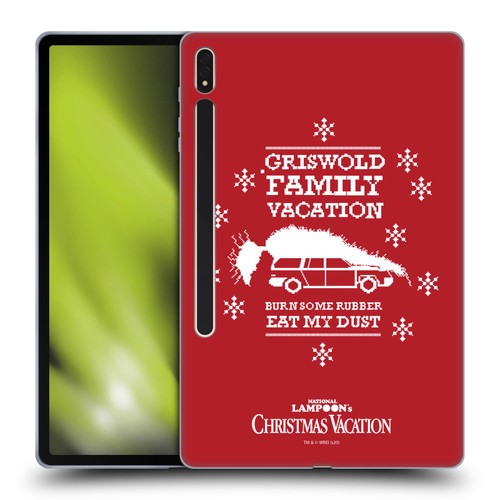 National Lampoon's Christmas Vacation Graphics Knitted Jumper Soft Gel Case for Samsung Galaxy Tab S8 Plus