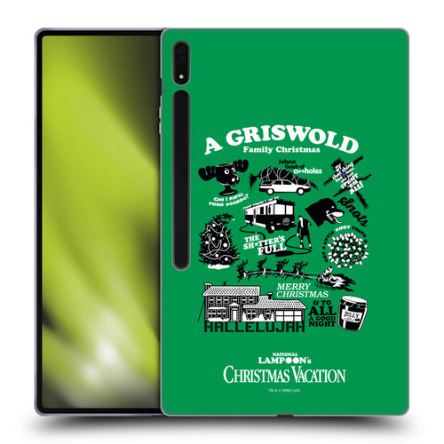 National Lampoon's Christmas Vacation Graphics Griswold Family Soft Gel Case for Samsung Galaxy Tab S8 Ultra