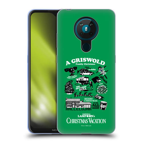 National Lampoon's Christmas Vacation Graphics Griswold Family Soft Gel Case for Nokia 5.3