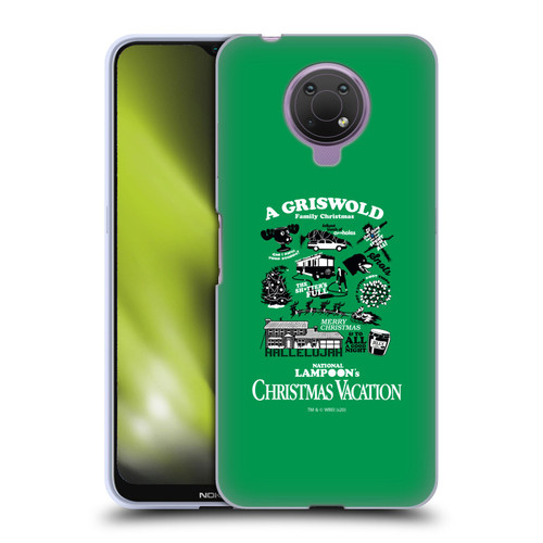 National Lampoon's Christmas Vacation Graphics Griswold Family Soft Gel Case for Nokia G10