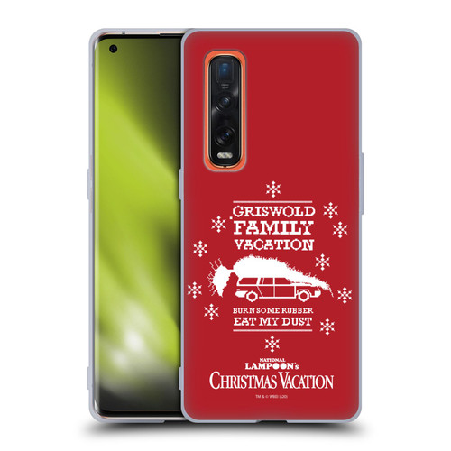 National Lampoon's Christmas Vacation Graphics Knitted Jumper Soft Gel Case for OPPO Find X2 Pro 5G