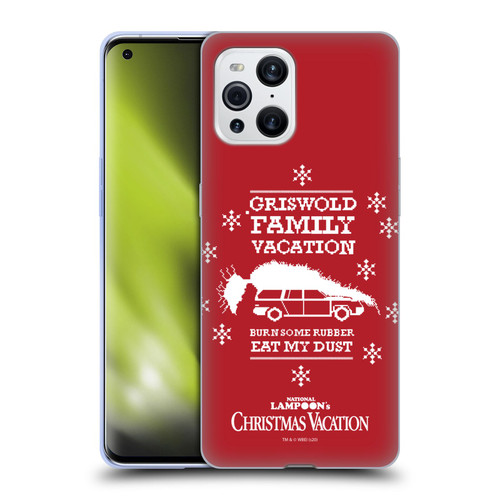 National Lampoon's Christmas Vacation Graphics Knitted Jumper Soft Gel Case for OPPO Find X3 / Pro