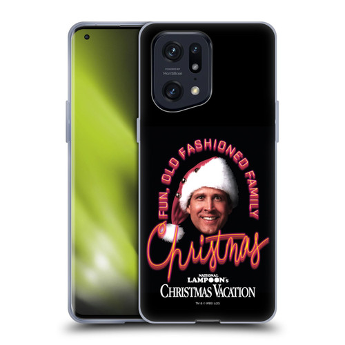 National Lampoon's Christmas Vacation Graphics Clark Griswold Soft Gel Case for OPPO Find X5 Pro