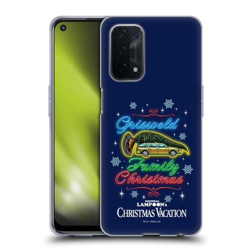 National Lampoon's Christmas Vacation Graphics Neon Lights Soft Gel Case for OPPO A54 5G